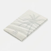 Tropical Isle Palm Tree and Sand ID581 Post-it Klebezettel (angewinkelt)