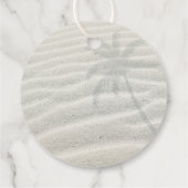 Tropical Isle Sunrise Wedding Melon ID581 Geschenkanhänger (Rückseite)