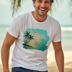 Tropical Isle Trauzeuge Teal ID581 T-Shirt