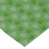 Tropical Jade Tree Blätter auf Green Tischdecke (Schrägansicht)