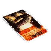 Tropical Jamaica Sunset Caribbean Island Magnet (Rechte Seite)