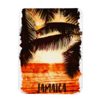 Tropical Jamaica Sunset Caribbean Island