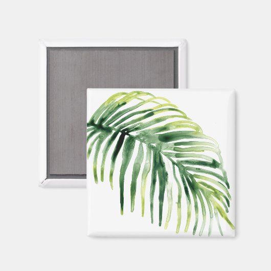 Tropical Jewel Leaf Magnet (Vorderseite/Rückseite)