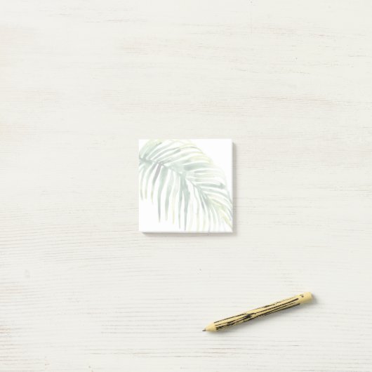 Tropical Jewel Leaf Post-it Klebezettel (Auf Schreibtisch)