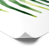 Tropical Jewel Leaf Poster (Ecke)