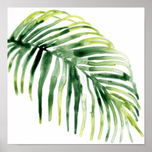 Tropical Jewel Leaf Poster
