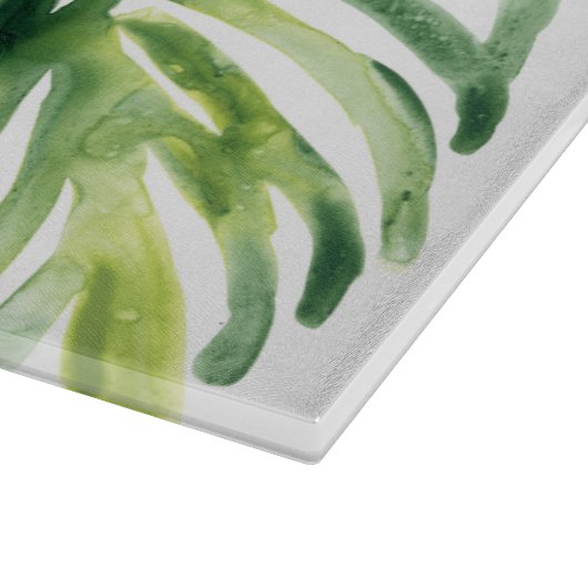 Tropical Jewel Leaf Schneidebrett (Ecke)