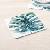 Tropical Jewel Palm Rechteckiger Pappuntersetzer (angewinkelt)