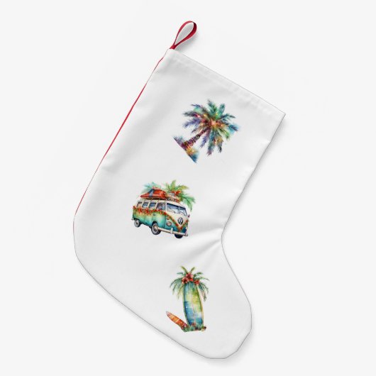 Tropical Joy Kleiner Weihnachtsstrumpf (Vorderansicht (hängend))