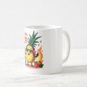 Tropical Juicy Pineapse Summer Tasse (VorderseiteRechts)