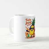Tropical Juicy Pineapse Summer Tasse (Vorderseite Links)
