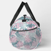 Tropical jungle exotic pink leaves summer nature  duffle bag (Rechts)