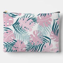 Tropical jungle exotic pink leaves summer nature  zubehörtasche