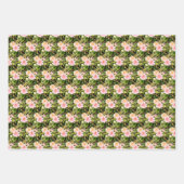 Tropical Jungle Floral Geschenkpapier Set (Vorderseite 3)