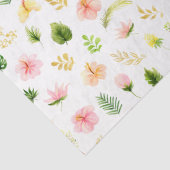 Tropical Jungle Floral Pattern Seidenpapier (Detail)