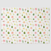 Tropical Jungle Floral Pattern Seidenpapier (Vorderseite)