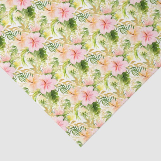 Tropical Jungle Floral Seidenpapier (Detail)