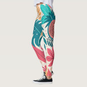 Tropical Jungle Leaf Pattern Leggings (Links)