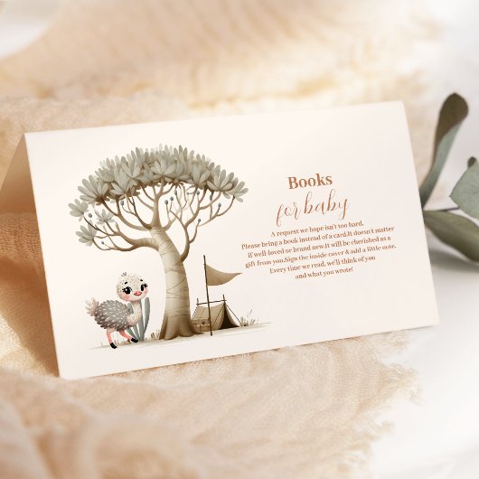 Tropical Jungle Safari Animals Boy Books for Baby Begleitkarte