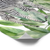 Tropical Jungle Safari Animals Kinderdusche Willko Poster (Ecke)