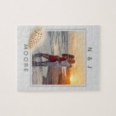 Tropical Junonia Florida Beach Muschel Foto Puzzle (Horizontal)