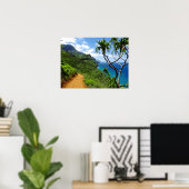 Tropical Kauai Nepali Küste Hawaii Poster (Heimbüro)