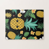 Tropical Kawaii Pineaple Puzzle (Horizontal)