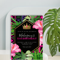 Tropical Kente African Princess Birthday