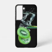 Tropical Kiwi Water Splash Telefonabdeckung Samsung Galaxy Hülle (Rückseite)