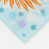 Tropical Koi Mandala Fleecedecke (Ecke)