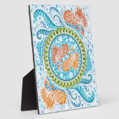 Tropical Koi Mandala Fotoplatte (Seite)