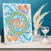 Tropical Koi Mandala Fotoplatte (Seite)