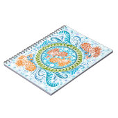Tropical Koi Mandala Notizblock (Linke Seite)
