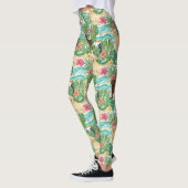 Tropical Labrador Retriever Beach Vibes Leggings (Links)