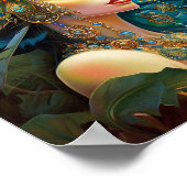 Tropical Lady Fantasy Art Poster (Ecke)