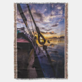 Tropical Lagoon Dawn Decke (Vorderseite Vertikal)