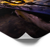 Tropical Lagoon Dawn Poster (Ecke)