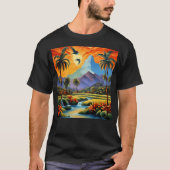 Tropical Landscape 2 Active T-Shirt (Vorderseite)
