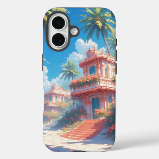 Tropical landscape Case-Mate iPhone hülle (Rückseite)