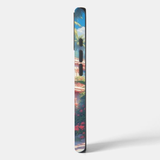 Tropical landscape  Case-Mate iPhone hülle (Rückseite / Links)