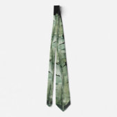 Tropical Large Palm Leaf Wedding Krawatte (Rückseite)