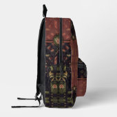 Tropical Latticework Clutch Backpack  Bedruckter Rucksack (Links)
