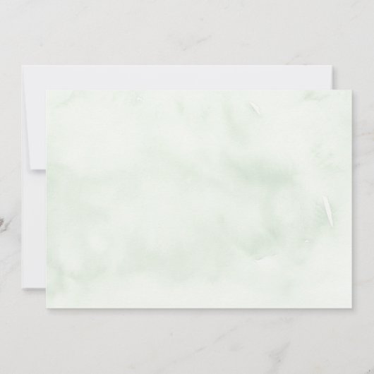 Tropical Leaf Beach Hochzeit Save the Date Einladung (Rückseite)