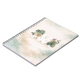 Tropical Leaves & Birds Aesthetic Design Notizblock (Linke Seite)