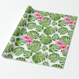 Tropical Leaves Geschenkpapier