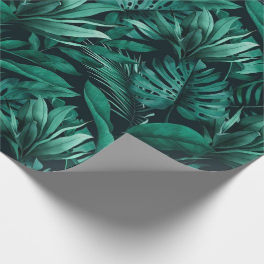 Tropical Leaves Geschenkpapier (Ecke)