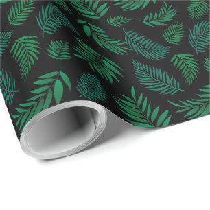Tropical Leaves Pattern 2 Geschenkpapier