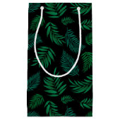Tropical Leaves Pattern 2 Kleine Geschenktüte (Vorderseite)