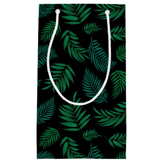 Tropical Leaves Pattern 2 Kleine Geschenktüte (Vorderseite)