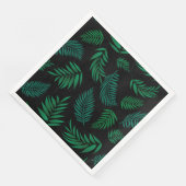 Tropical Leaves Pattern 2 Serviette (Ecke)